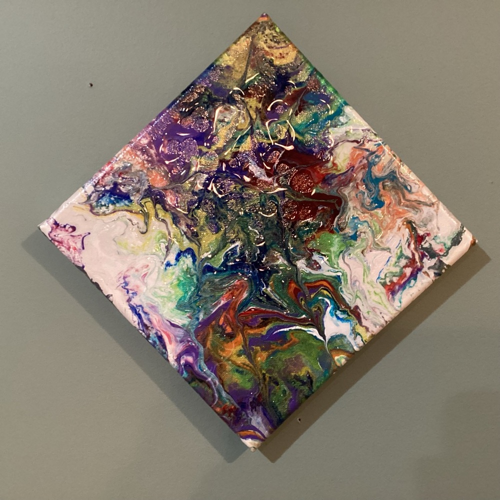 Abstract Multicolor Canvas Art